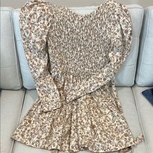 Floral Smocked Women's Top